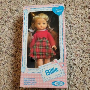Vintage 1979 Playmates Billie Doll New In Box 6" Movable Limbs Painted Eyes